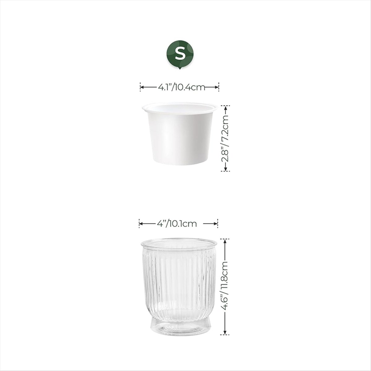 Self Watering Plant Pots, 4 In - Self-Watering Planter 评论和价格