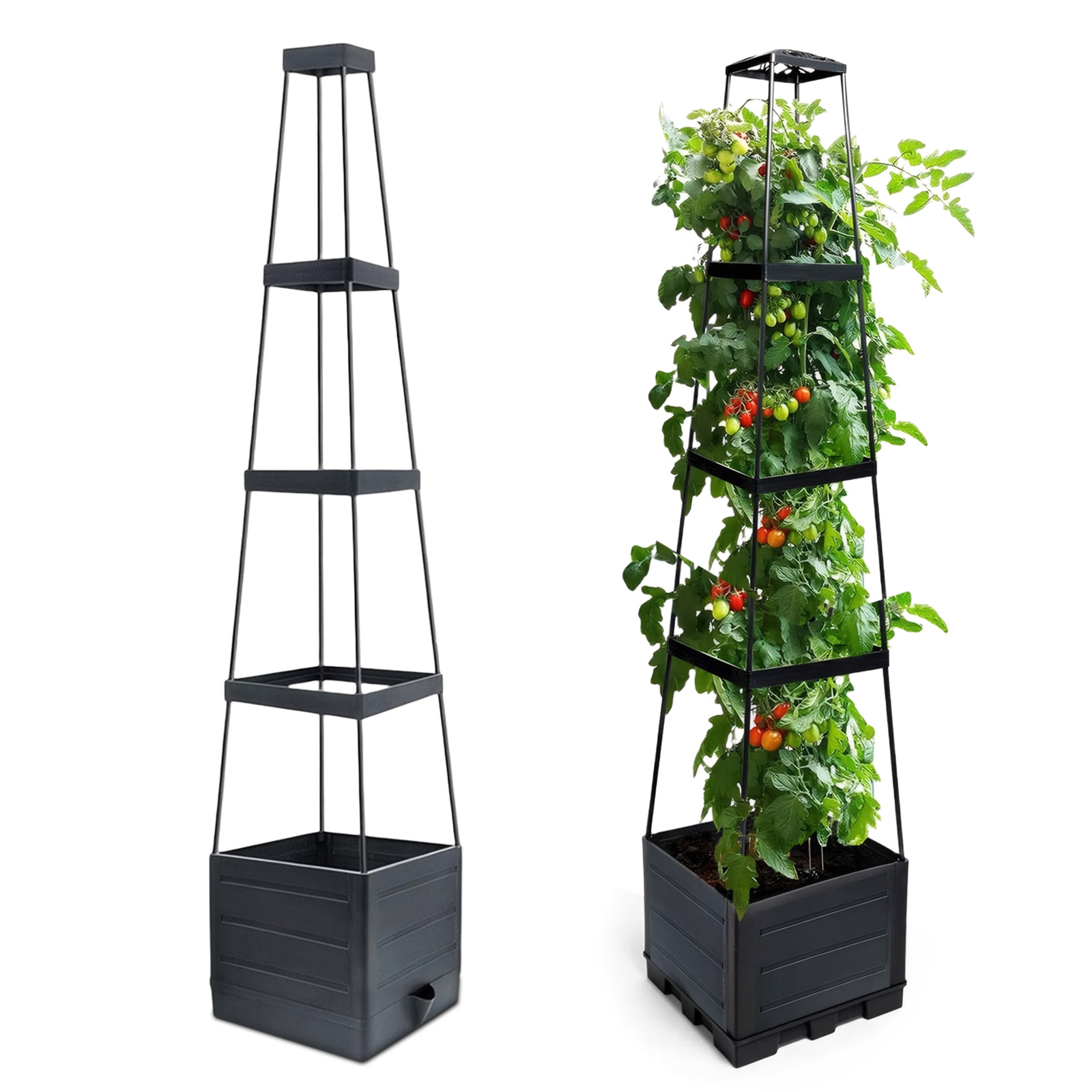 Raised Garden Bed Planter Box  - Self-Watering Planter 评论和价格